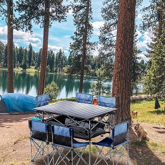 PORTABLE CHAIRS AND TABLE / طاولة الرحلات المتنقلة