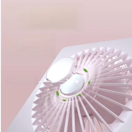 Portable Compact Desktop USB Battery Fan/ مروحة محمولة بالشحن