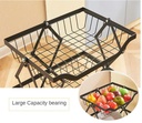 Aluminum Basket with Wheels / سلة التنظيم الألمنيوم