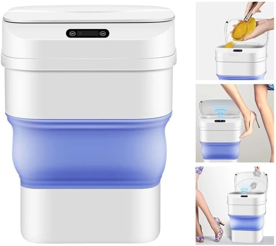 SENSOR FOLDABLE TRASH CAN/سلة القمامة القابلة للطي بالمستشعر