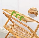 SHOE SHELF WOOD /ستاند الأحذية الخشبي