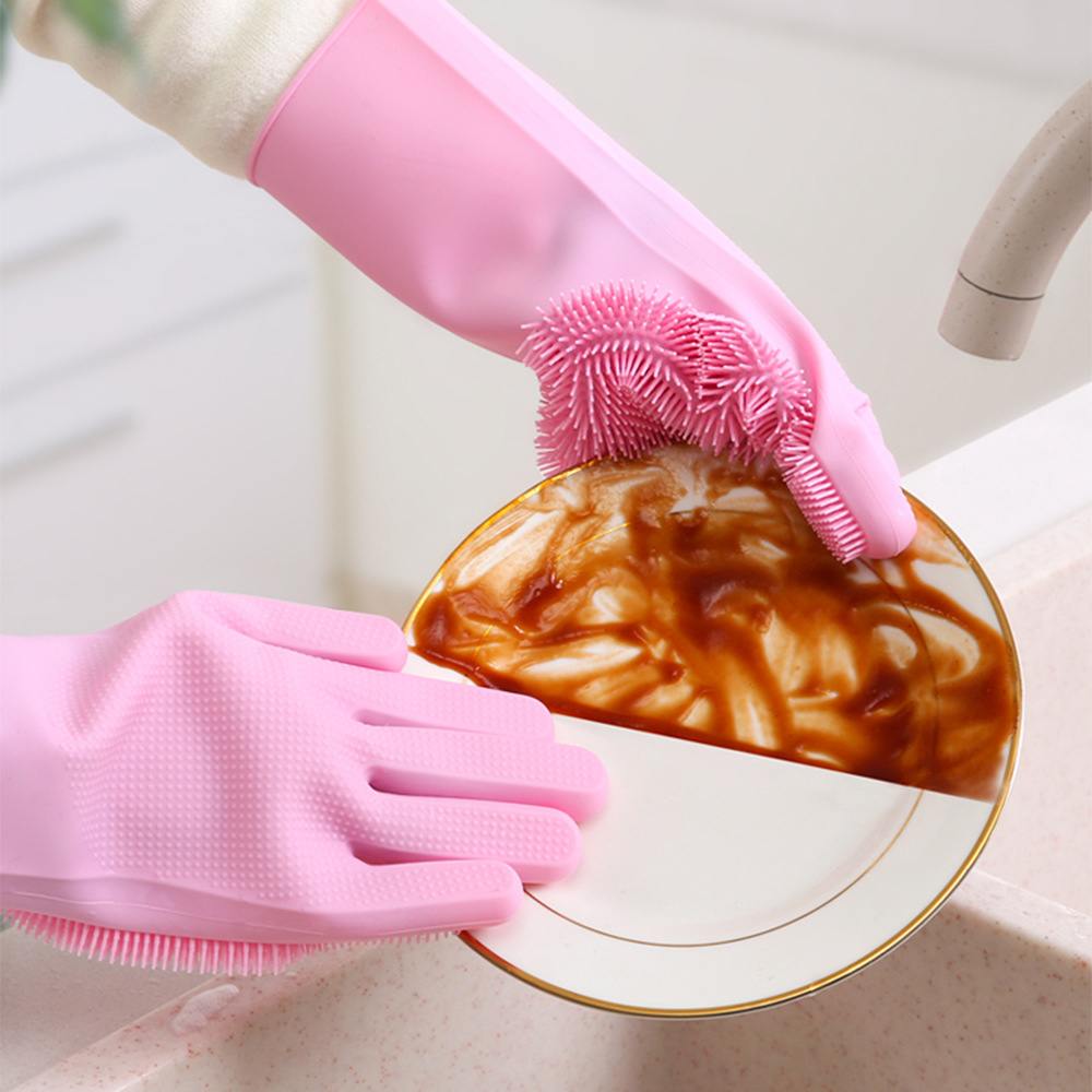 SILICON GLOVES/قفازات غسيل الأطباق