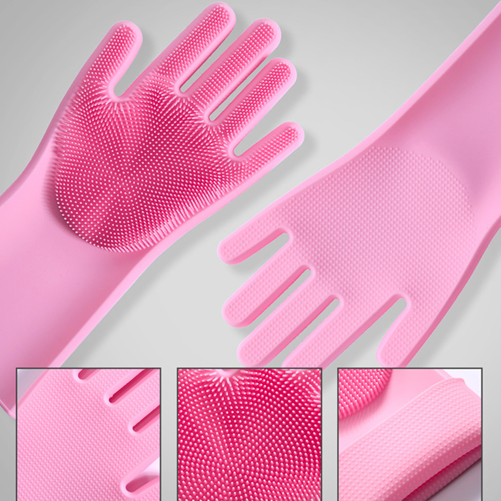SILICON GLOVES/قفازات غسيل الأطباق