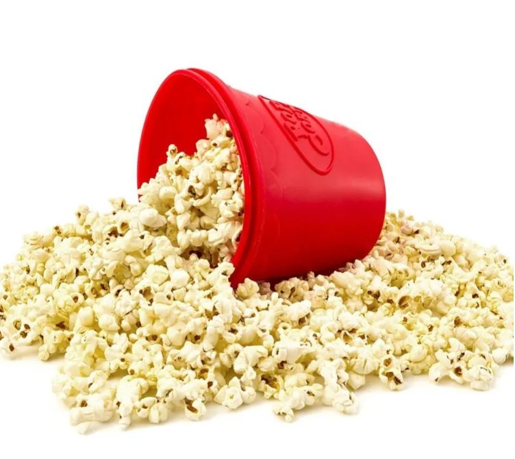 SILICON POPCORN/وعاء سيلكون للفشار