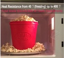SILICON POPCORN/وعاء سيلكون للفشار