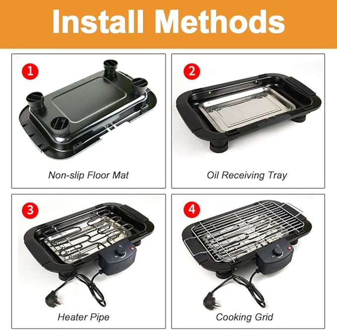 SILVER CREST ELECTRIC BARBECUE / صانعة المشويات سيلفر كريست