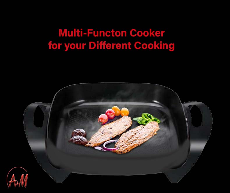 SILVER CREST MULTI-FUNCTION ELECTRIC POT / قدر كهربائي متعدد الاستخدام من سيلفر كريست