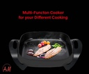 SILVER CREST MULTI-FUNCTION ELECTRIC POT / قدر كهربائي متعدد الاستخدام من سيلفر كريست