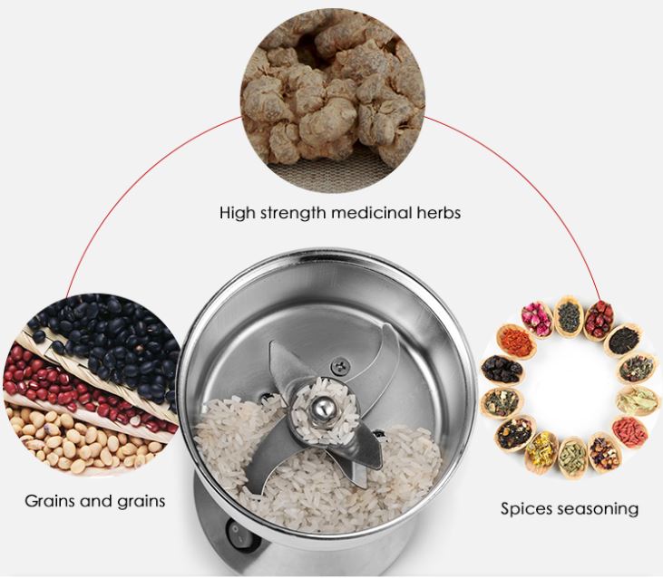 SILVER CREST POWDER GRINDER 1000W OK-200 / مطحنة البهارات القوية من سيلفر كريست 1000واط