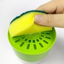 SOAP DISPENSER & SPONGE RACK/ علبة الصابون والاسفنج