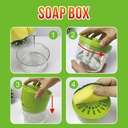 SOAP DISPENSER & SPONGE RACK/ علبة الصابون والاسفنج
