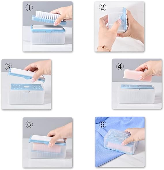 SOAP DISPENSER WITH BRUSH/موزع صابون مع فرشاة