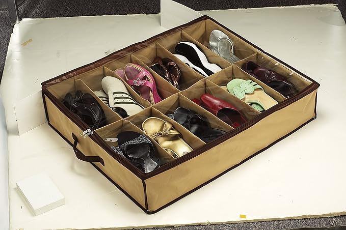 SPACE SAVING SHOE ORGANIZER/ منظم الأحذية تحت السرير