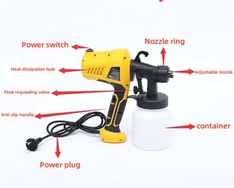 SPRAY GUN 400W / جهاز رش الصبغ والتعقيم
