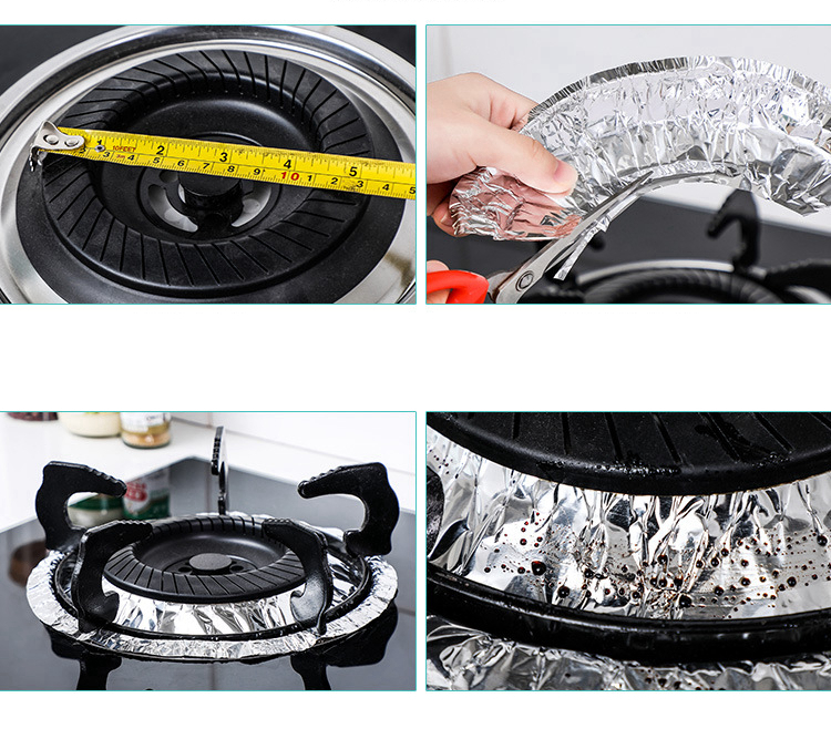 SQUARE STOVE ALUMINUM FOIL / ألمنيوم الموقد