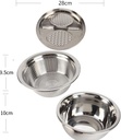 STAINLESS STEEL AND VEGTABLE SLICER /قطاعة ومصفاة للخضار