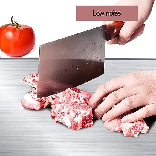 STAINLESS STEEL ANTIBACTERIAL CUTTING BOARD SMALL SIZE / لوح التقطيع الحجم الصغير