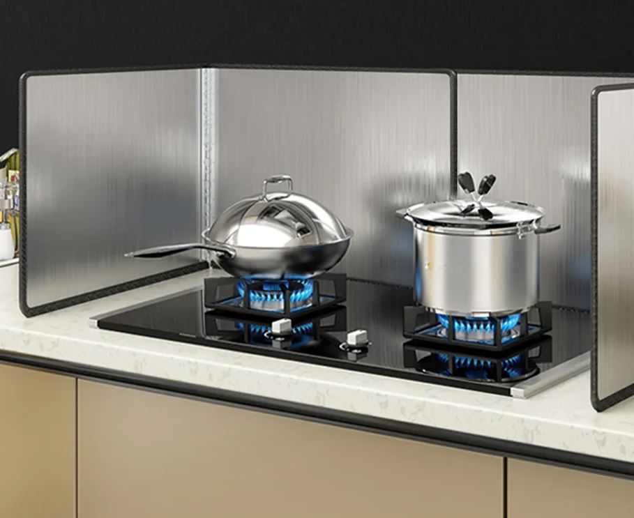 STAINLESS STEEL OIL BATTLE / واقي معدني قابل للطي