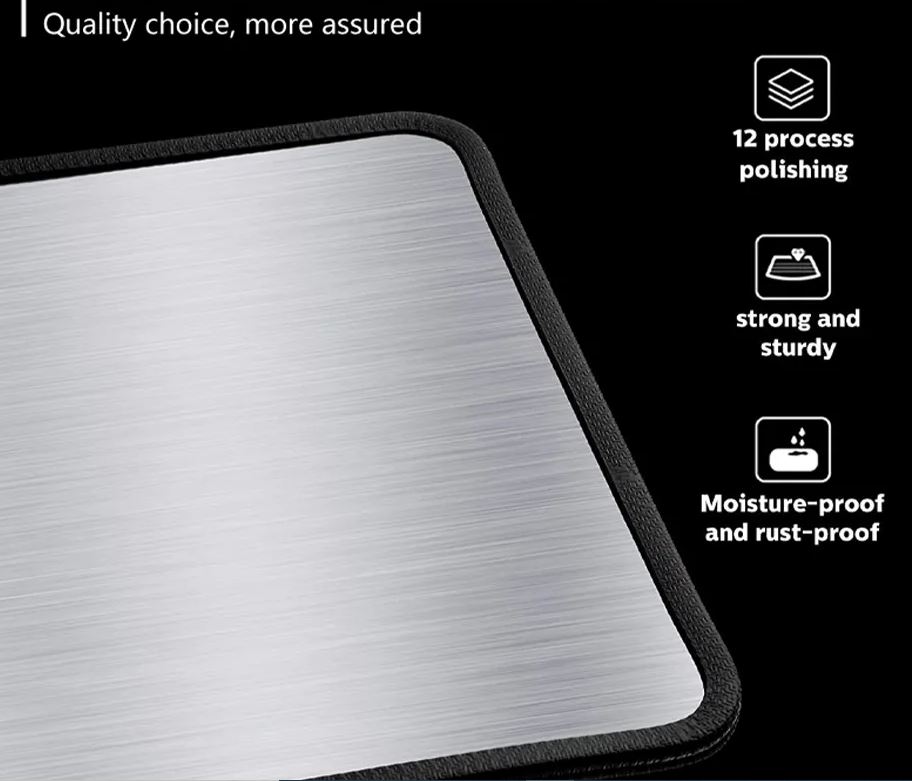 STAINLESS STEEL OIL BATTLE / واقي معدني قابل للطي