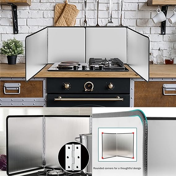 STAINLESS STEEL OIL BATTLE / واقي معدني قابل للطي