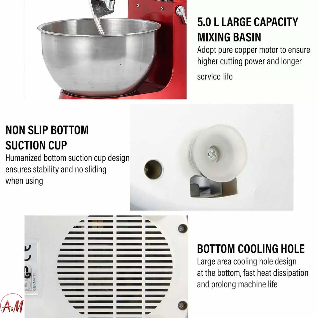 STAND MIXER KANOOD/عجانة كنود