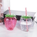 STRAWBERRY STRAW WATER BOTTLE/ كوب الفراولة
