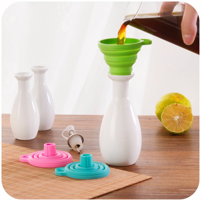 Silicone Folding Funnel/ مصب قابل للطي