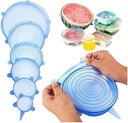 Silicone covers for dishes/اغطية الاطباق السيلكون