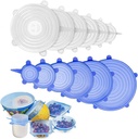 Silicone covers for dishes/اغطية الاطباق السيلكون