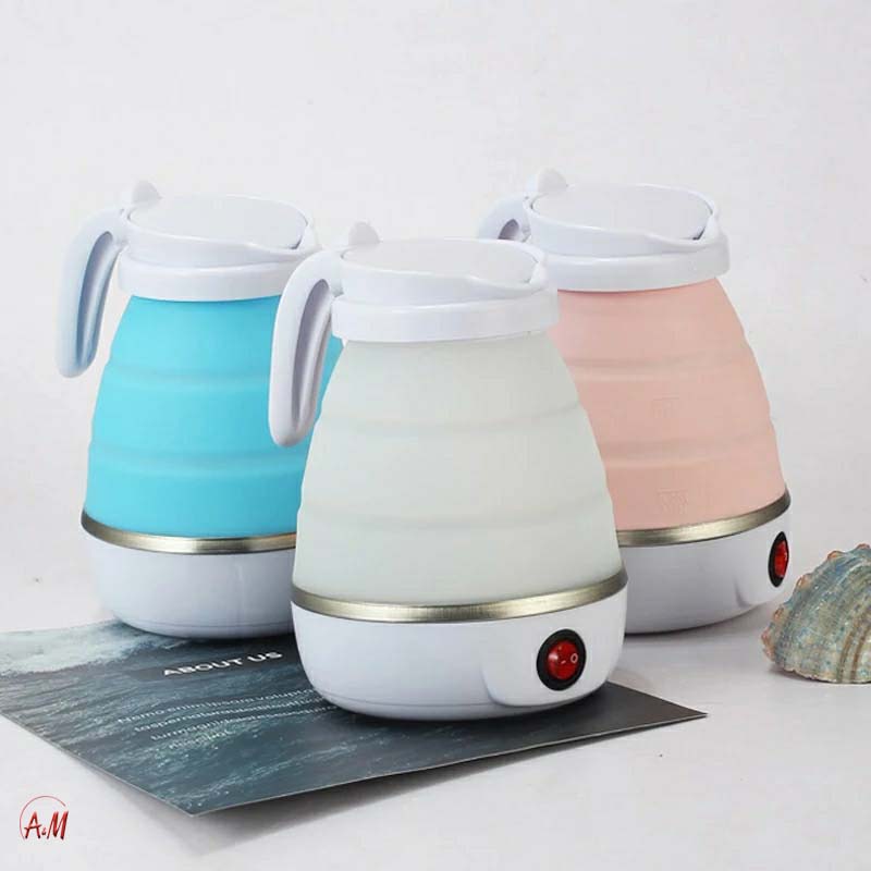 Silicone electric kettle/كتل كهربائي قابل للطي