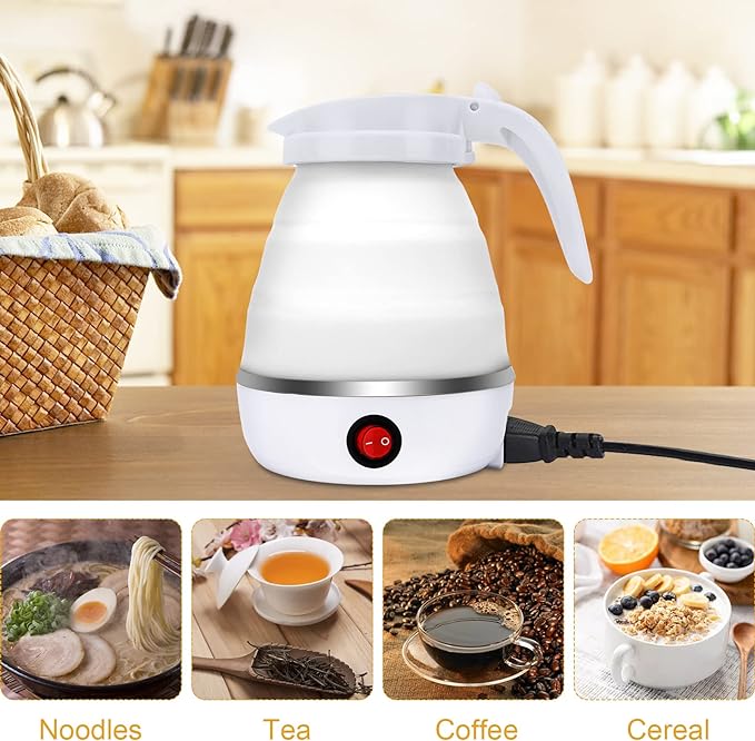 Silicone electric kettle/كتل كهربائي قابل للطي