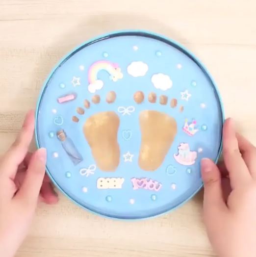 BABY HAND PRINT& FOOT PRINT / لعبة بصمة الطفل