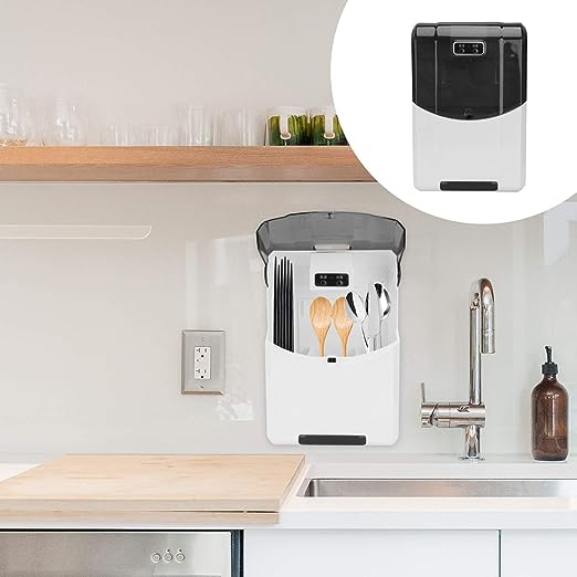 Storage Box And Air Drying Machine For Kitchen/ علبة تخزين وتجفيف الملاعق
