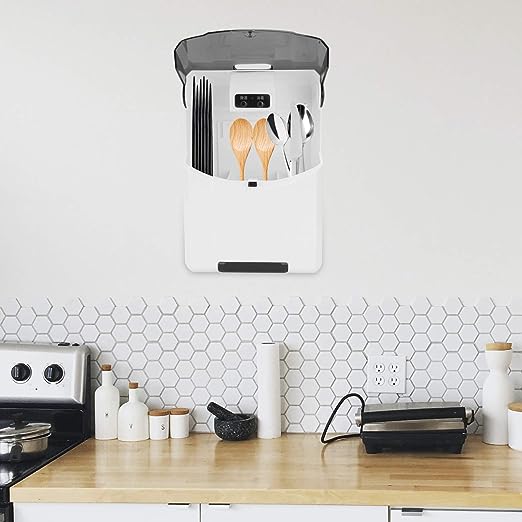 Storage Box And Air Drying Machine For Kitchen/ علبة تخزين وتجفيف الملاعق