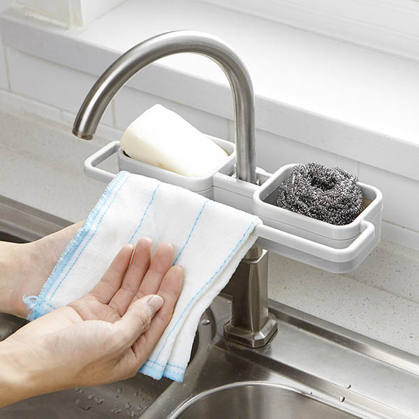 Storage Organizer for Kitchen Sink/منظم تخزين لحوض المطبخ