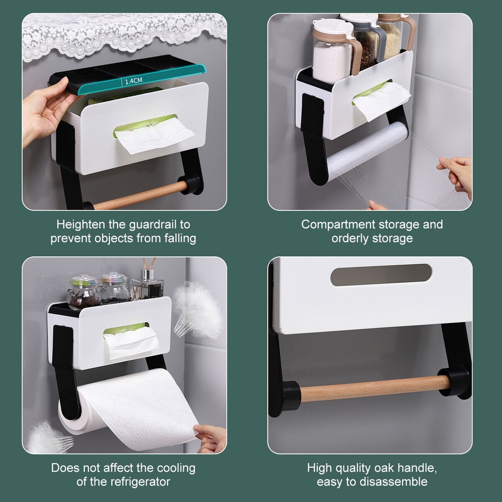 TISSUE AND ROLL PAPER ORGANIZER / منظم المناديل والمناشف والتوابل