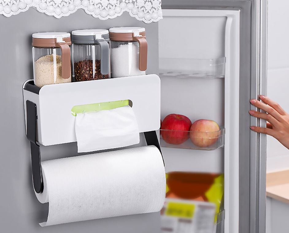 TISSUE AND ROLL PAPER ORGANIZER / منظم المناديل والمناشف والتوابل