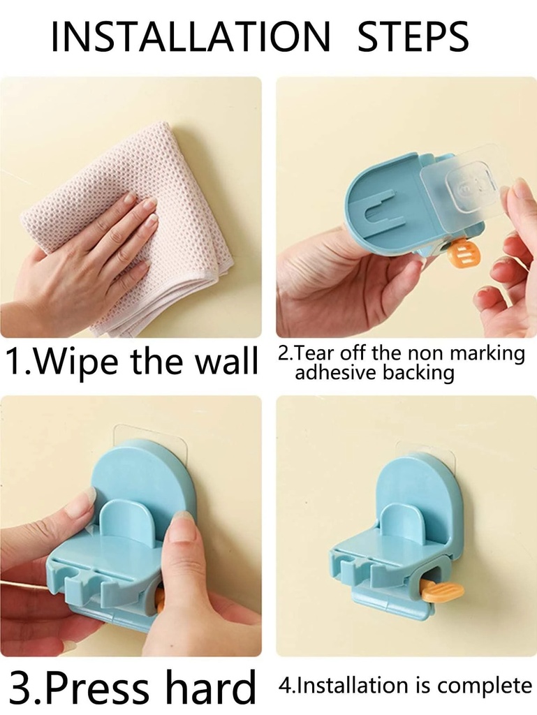 TOOTHPASTE AND TOOTHBRUSH HOLDER/ علاقة الفرشاة ومعجون الأسنان