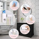 TOOTHPASTE DISPENER/منظم فرش الأسنان والمعجون