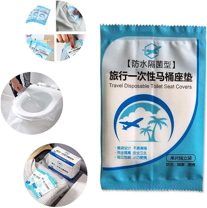 TRAVEL DISPOSABLE TOILET SEAT COVER/غطاء المرحاض