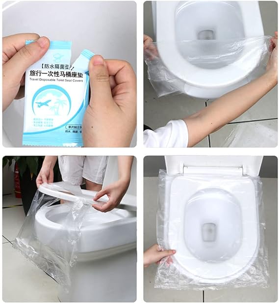 TRAVEL DISPOSABLE TOILET SEAT COVER/غطاء المرحاض