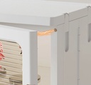 Transparent Foldable Storage Boxes with Wheels, Storage Container Organizer/ صناديق تخزين شفافة قابلة للطي مع عجلات