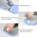 U-SHAPED SLEEPING PILLOW/ وسادة النوم
