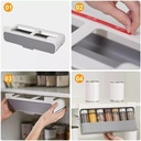 UNDER SHELF SPICE ORGANIZER / منظم التوابل تحت الرف