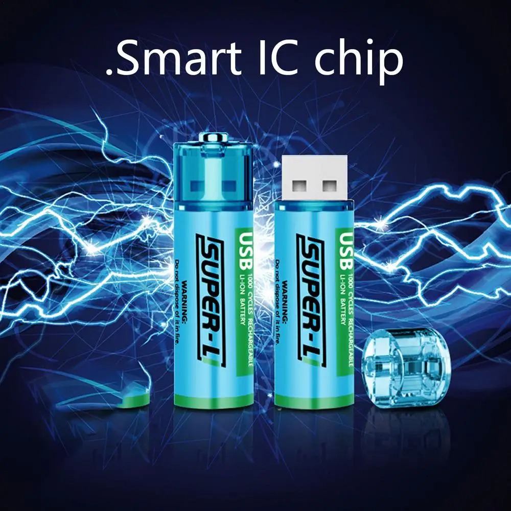 USB AAA 4 Batteries/ بطارية بالشحن 
