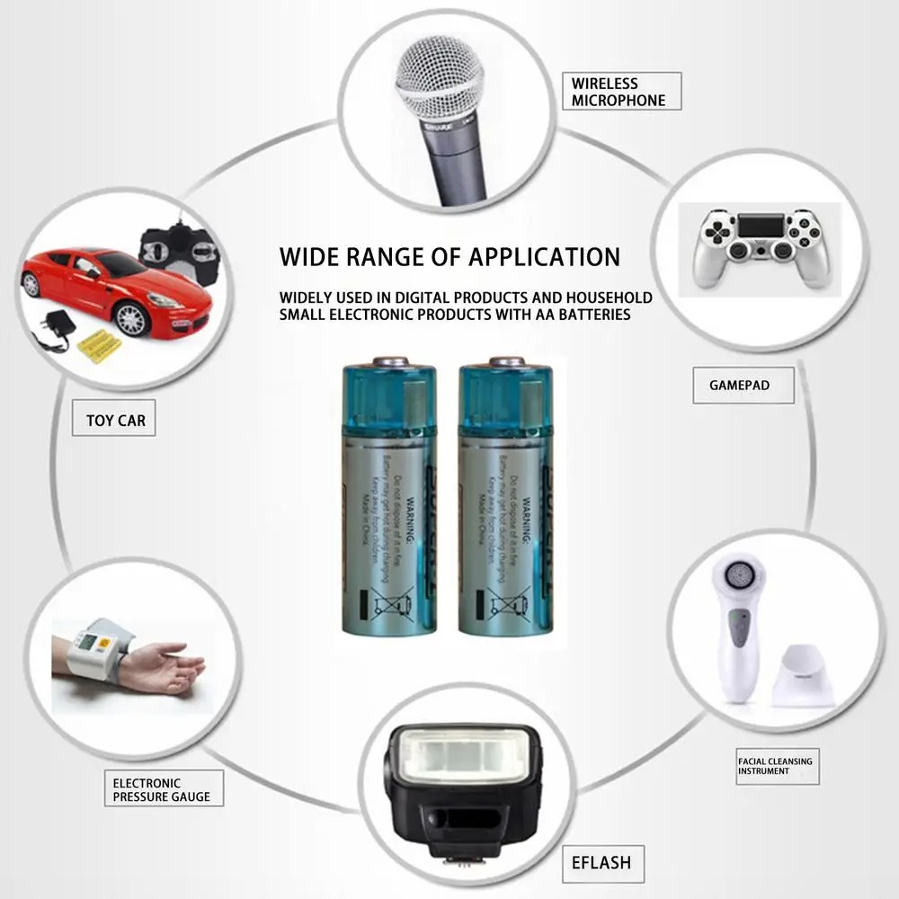 USB AAA 4 Batteries/ بطارية بالشحن 
