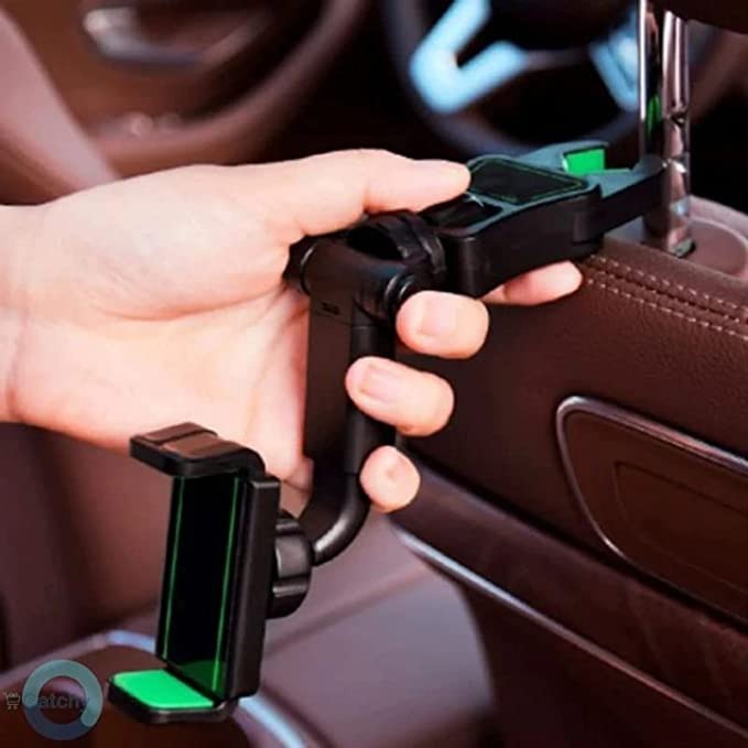 Universal Mobile Rear view Mirror Phone Holder / حامل الموبايل لمرآة السيارة