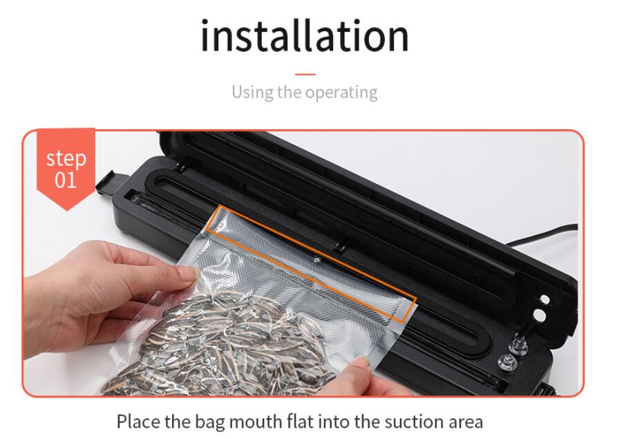 VACUUM SEALER HOME AUTOMATIC PACKING MACHINE/جهاز غلق الأكياس وسحب الهواء