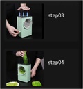 Vegetable Cutter Stainless Steel Panel / قطاعة الخضار