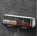 WALL  MOUNTED SPICES STORAGE / علب حفظ التوابل الجدارية